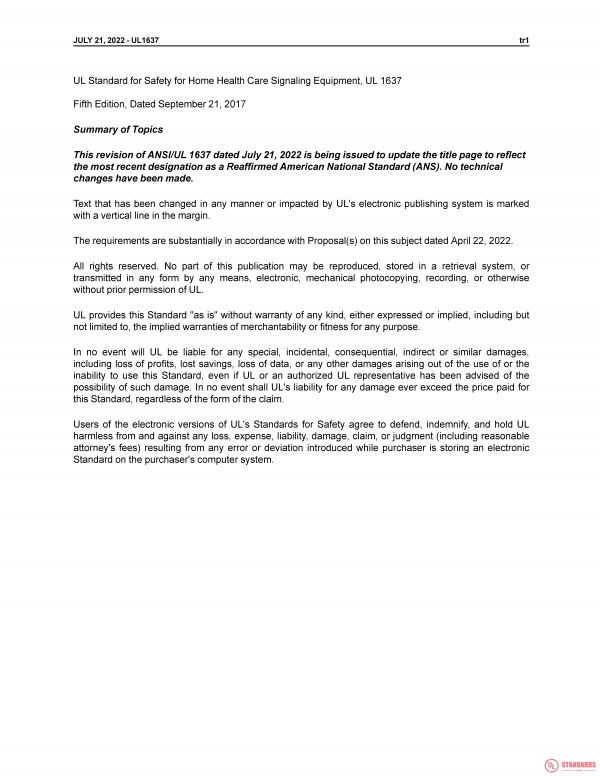 UL 1637 PDF UL 1637 PDF